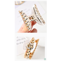 Miniatyrbild 3 av 3: 2 st Kvinnors Mode Leopard Tryck Hårklämma Enkelt Temperament Elegant Toppklämma Hårklämma-Akrylmaterial---------Lime Grön