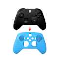Miniatyrbild 2 av 5: Mjukt cover mörkblått silikonkontrollskydd Skins tumgrepp Caps Case för Xbox Series XS Controller - Blå