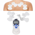 Miniatyrbillede 10 af 11: Muskelstimulator Bærbar Mini Elektronisk Pulsmassager EMS-maskine med 4 puder EU-stik 100-240V