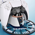 Miniatyrbillede 4 af 6: PS5 Controller-opladerstation, PS5-opladerstation med hurtigopladning 5V/3A, dobbelt controller-opladerstand til Playstation 5