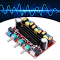 Miniatyrbillede 11 af 11: Digital Power Amplifier Board XHM139 TPA3116D2 2x50W+100W 2.1 Kanal Power Amplifier Modul 1224V