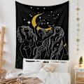 Pikkukuva 3 / 7: Wekity Boho-tyylinen seinävaate, esteettinen taide, kodin taustakangas, sisustuslahja, seinävaate olohuoneeseen ja makuuhuoneeseen (520-8, 29 x 38 tuumaa)