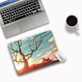 Miniatyrbillede 1 af 3: Ultra tynd Medium Gaming Mouse Pad (210*260*3mm Overflade, Holdbar Polycarbonat Overflade, Silikon+Stof Landskab) Blå