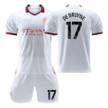 Miniatyrbilde 1 av 2: Manchester City bortebarnedrakt 23/24 17 DE BRUYNE Children's size20