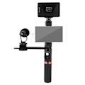 Miniatyrbild 6 av 11: ViewFlex VF-H6 Smartphone Hand Grip Bluetooth Control Handle Stabilizer med LED