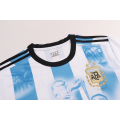 Miniatyrbillede 4 af 6: 2023-2024 Argentina VM-mesterskab Commemorative Edition Fodbolddragt Sæt med Strømper og Knæbeskyttere - Uden nummer#S No number #S