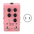 Miniatyrbild 1 av 11: Stereo Delay-effekt Elektrisk Gitarr Singel Effektor Stöd Lagring med 14 Effekter 100‑240VUS-kontakt