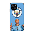 Miniatyrbilde 1 av 4: Man City FC Erling Haaland 2022/23 Førstelag Soft Gel Deksel Kompatibelt Med iPhone 12pro