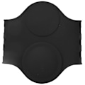 Miniatyrbild 7 av 10: Sunnylife IST-BHT627 Panoramic Motion Camera Fisheye-objektiv Silikon Skyddande Fodral för Insta360 One X Svart