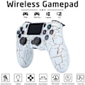 Miniatyrbillede 7 af 7: Dotpet PS4 Controller, Trådløs Controller Kompatibel med PS4/PS4 Pro/PS4 Slim/PC med Touch Panel/Audio Funktion/6-Axies Sensor/Du
