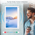 Miniatyrbild 10 av 11: 12,5\" skärm HDMI IPS Multifunktion Human Detection Digital Fotoram 1080P (Vit)