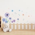 Miniatyrbild 4 av 6: Blomma Väggdekal Färg Maskros Väggdekal Peel Väggkonstdekal Dagis Klassrum Barnsovrum Badrumsinredning