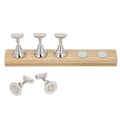 Miniatyrbillede 1 af 11: Magnetisk neglevisning stativ log legering DIY træning fingernegl display holder til skønhedssalon
