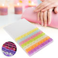 Miniatyrbillede 4 af 11: 56 Gitter Neglekunst Opbevaringsboks Sequin Rhinestone Lille Tilbehør Organizer Container Etui (Farve)Farve