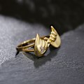 Miniatyrbillede 6 af 6: Kærlighed Hånd Tegn Ringe til Kvinder - Nyhed Hjerte Form Retro Legering Ringe Smykker Tilbehør Gaver Guld, Størrelse:9