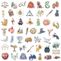 Pikkukuva 3 / 5: Conquest Journals Harry Potter -akvarellivinyylitarrat, 50 kpl, vedenpitävät ja UV-kestävät, loistavat kaikkiin laitteisiisi, Potterfy All The Things