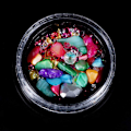 Miniatyrbilde 4 av 9: Blandet neglekunstdekorasjoner Perler Brostein Rhinestone Metall Neglekunst Klistremerke Manikyrverktøy #1