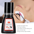 Miniatyrbilde 7 av 9: 10ml Øyevippeforlengelse Lim Luktfri 0,5 sekunder Raskt Tørk DIY Vipper Poding Gel