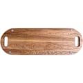 Miniatyrbilde 8 av 8: LUX Amerikansk eiketre Oversized Charcuterie Board Ekstra lang 26\" x 8,7\" | Ostebrett med håndtak | Fruktbeitefat | Servering