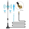 Miniatyrbild 3 av 5: 2.4G 5.8G Liten sugkoppantenn LTE Extern högförstärkning LORA Full Netcom dataantenn