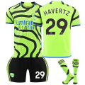 Miniatyrbillede 1 af 2: 2324 Arsenal udebanetrøje sæt med sokker No.29 HARVERTZ S