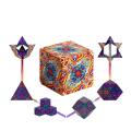 Miniatyrbilde 1 av 3: Shape Shifting Box - Prisbelønnet, Patentert Fidget Cube med 36 Sjeldne Jordmagneter - Ekstraordinær 3D Magisk Terning