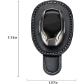 Miniatyrbild 6 av 6: Passande för Benz Car Sunglasses Holder, Läder Glasögonhållare för  A C E S GLK CLA GLA GLC GLE CLS SLK AMG, Glasögonhållare för Bil Solskydd khaki