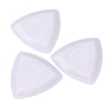 Miniatyrbilde 3 av 11: 3 stk LED-gitarplekter, hvite, grønne, lilla, lysende plekter for elektriske akustiske gitarer, bass, ukulele