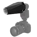 Miniatyrbild 4 av 9: Universell hopfällbar kamerablixtlampa Speedlite reflektor diffusor svart