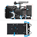 Miniatyrbild 5 av 11: V-fäste Batteriplatta Kameraströmförsörjningssystem för 5D2/3 A7 GH4/3 BMPC