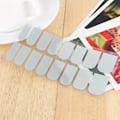 Miniatyrbilde 4 av 6: 16 stk 3D neglekunst klistremerke lapp manikyr tips folie wraps DIY Minx Decor
