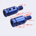 Miniatyrbilde 3 av 5: Girspakstift-adapter, gjengeomformer, girspakadapter - 10×1,5 - rød (to pakker)
