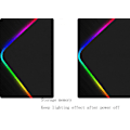 Miniatyrbillede 4 af 4: RGB Gaming Mouse Pad, 14 Grupper Belysningstil LED Lysende Musemåtte, Strømafbrydelse Hukommelsesfunktion, Skridsikker Gummibase og Vandtæt