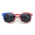 Miniatyrbild 1 av 5: USA Flag Solglasögon Klassisk Stil Retro Solglasögon UV400 Skydd Unisex För Män Kvinnor Golf Cykling Sport Fiske Resor（A）