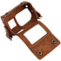 Miniatyrbild 6 av 9: Handgjord konstläder för Gopro-fodral Retro Wild Camera Protective Bag med objektivlock