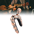 Miniatyrbild 11 av 11: Akustisk gitarr capo dödskalle form snygg cool metall elektrisk klassisk gitarr capo för ukulele lila brons
