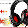 Miniatyrbillede 5 af 7: 3,5 mm port kablet gaming headset med mikrofonvolumenkontrol, stereo basstøjreduktion til PS4 New Xbox One PSP PC bærbar computer tablet mobiltelefon