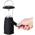Miniatyrbild 1 av 5: Elektriska campinglyktor 6 LED solhandvev dynamoljuslykta lampa vind upp lampa dynamotyrfackla camping
