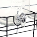 Miniatyrbillede 6 af 6: Glasbeholder 2 stk. med stativ 2x4L