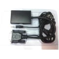 Miniatyrbilde 4 av 5: VGA til HDMI-kabelkonverter VGA hann til HDMI hunn datamaskintilkobling TV med lydkabelkontakt, 2-pakning
