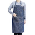 Miniatyrbilde 2 av 2: Arbeidsforkle i denim for voksne, fabrikkindustriell fortykning, slitesterk forkle, arbeidsforsikring, sveising, antifouling forkle.