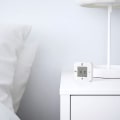 Miniatyrbillede 4 af 5: Ur/Termometer/Alarm/Timer, 4 funktioner Skrivebordsuhr (hvid)