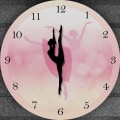 Pikkukuva 2 / 5: Geeky Days Ballet-tyttö Prinsessa Vaaleanpunainen Seinäkello Vauvan Tytön Tanssiva Seinäkello Balerina Liikkuva Jalka Hiljainen Kvartsi Tytön Makuuhuoneen Sisustus