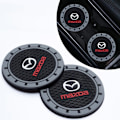 Miniatyrbillede 1 af 5: 2 stk. Bilkopholder-underlag, kopholderindsats-underlag kompatibel med Mazda M2 M3 M5 M6 MX5 RX7 RX8 A8 CX9 MX6 R3 CX-5 CX-7 CX-8, skridsikre bilkopholdere