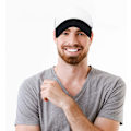 Miniatyrbilde 6 av 7: AVEKI To-farget Trucker Hat Sommer Mesh Cap med Justerbar Snapback-stropp