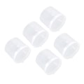 Miniatyrbillede 9 af 11: Pulverpuf Opbevaringsboks Transparent Støvsikker Bærbar Makeup Puf Beholder Etui til Perler Tabletter 5stk