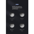 Miniatyrbild 3 av 5: Bärbar trådlös Bluetooth-högtalare TWS IPX7 Vattentät Ultra Mini Bluetooth-högtalare Gul Liten Högtalarlåda Metallkropp