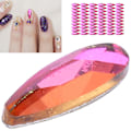 Miniatyrbillede 7 af 11: 60 stk. Negle Rhinestones Dråbe Glitter Krystal DIY Negle Tilbehør Skinnende Manicure Værktøj620