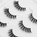 Miniatyrbillede 11 af 11: Selvklæbende Eyeliner Vandflydende Eyeliner Falske Vipper Pincet Makeup Værktøjssæt (E69 Sort Æske)
