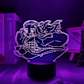 Miniatyrbilde 1 av 5: Demon Slayer Nezuko Kamado Lampe Anime Lys 3D LED Nattelys 16 Farge Skiftende Bordlampe for Hjemmedekorasjon Dekorativ Julegave